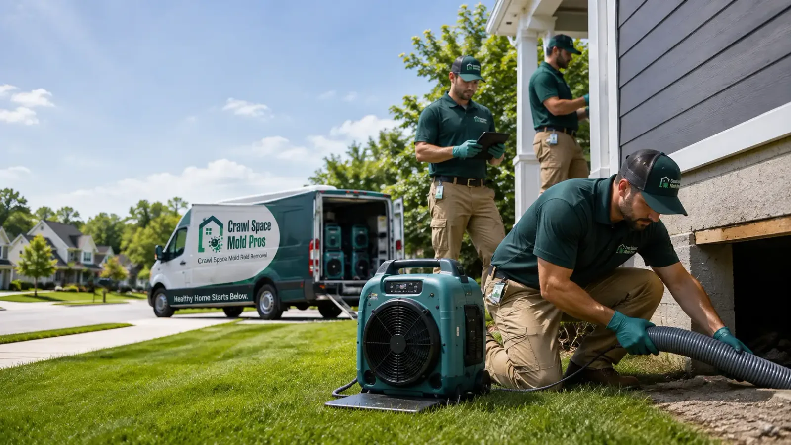 Crawl Space Mold Removal in Big Prairie, OH